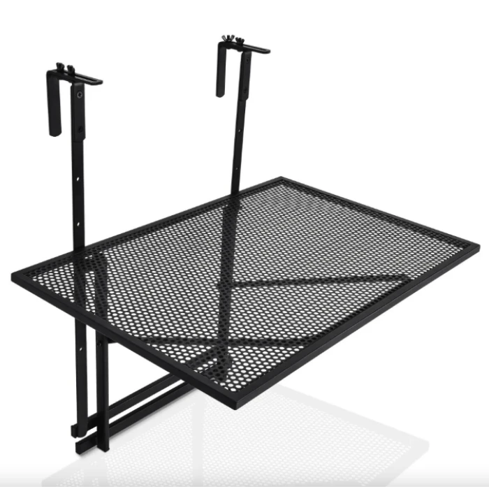 Підвісний столик Costway Mesa балконний чорний