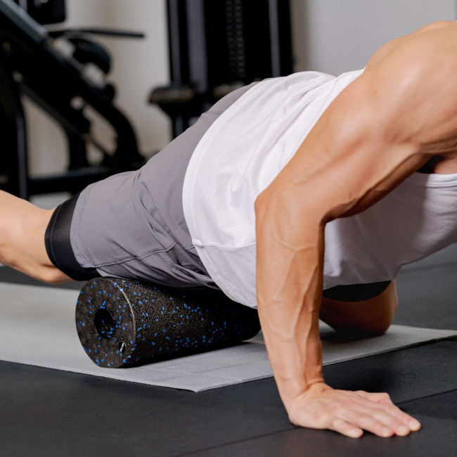 Набор Gymtek массажеров для йоги и фитнеса EPP черно-синий