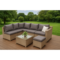 Набор садовой мебели Di Volio Torino Бежевый/Светло-серый