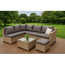 Набор садовой мебели Di Volio Torino Бежевый/Светло-серый