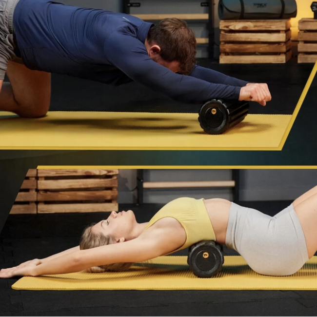 Роллер массажер Trex Sport TX-045EPR EPP соты 45см черный