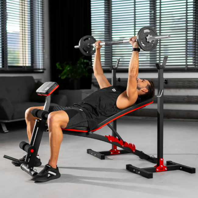 Лавка тренувальна Hop-Sport HS-1035 із партою Скотта