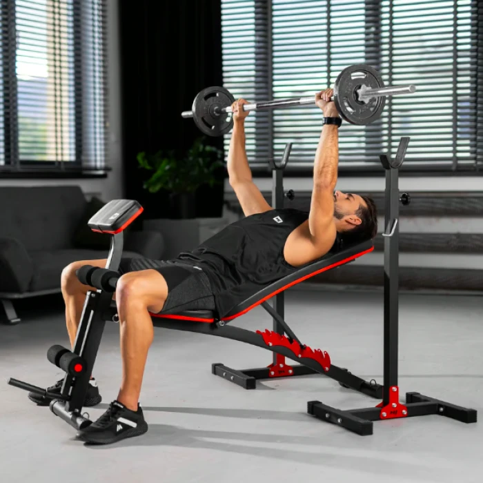 Лавка тренувальна Hop-Sport HS-1035 із партою Скотта