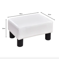 Пуф Costway Rosi экокожа квадратный