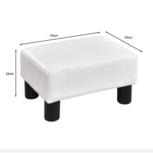 Пуф Costway Rosi экокожа квадратный