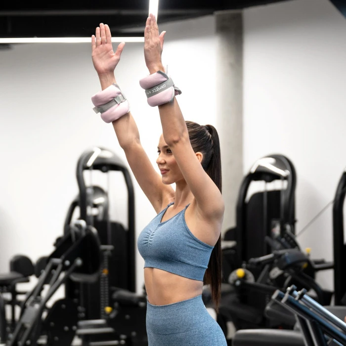 Утяжелители Gymtek для рук и ног 2 х 0,75кг розовый