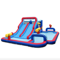 Надувной парк Costway Fun Kids с водными горками (без вентилятора)