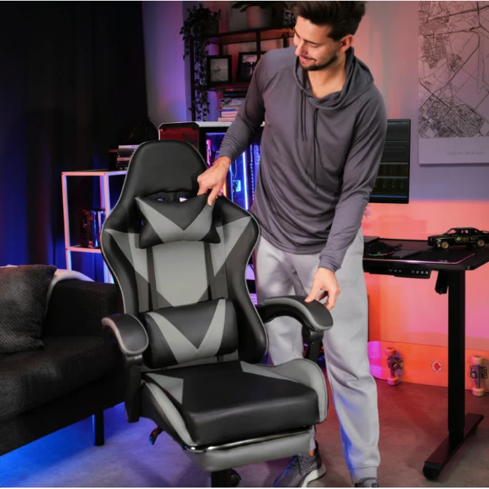 Геймерское кресло Di Volio Ragazo серый