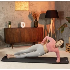 Коврик для йоги Hop-Sport HS-NB010GM NBR 1см чорний