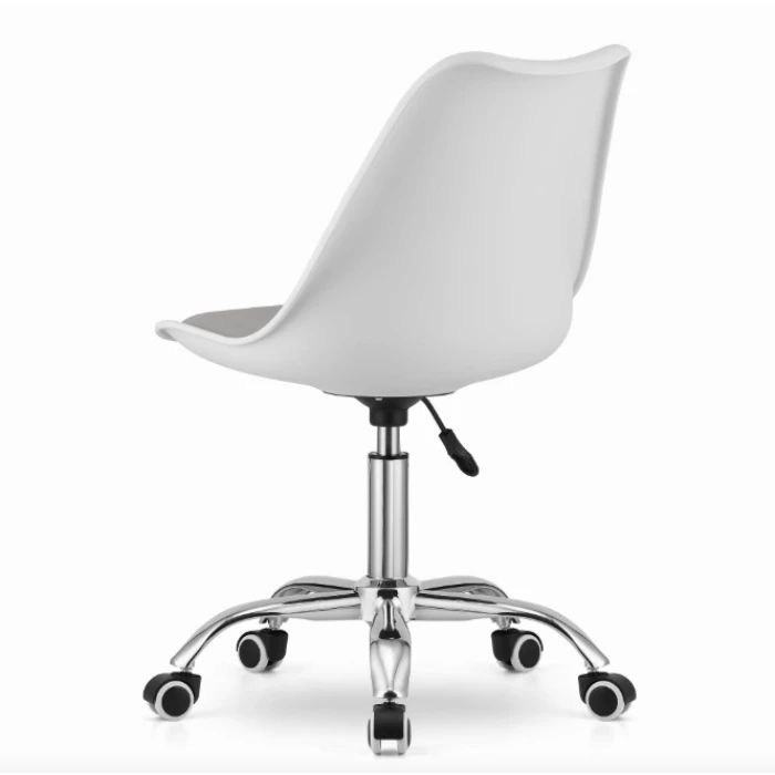 Офісне крісло Leobert Alba біло-сірий