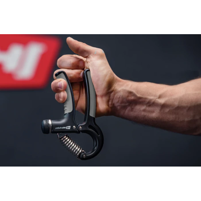 Еспандер регульований Hop-Sport 5-60кг HS-P060HG чорно-сірий