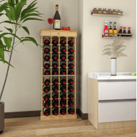 Винный стеллаж Costway Vevor модульный 40 бутылок