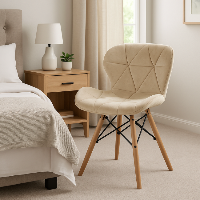 Крісло Leobert Lago екошкіра бежевий