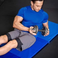 Мат гімнастичний твердий Gymtek 5см темно-синій