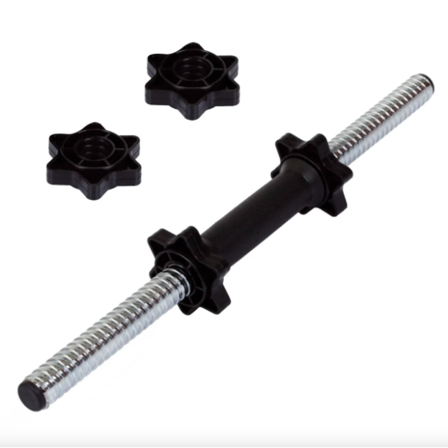 Набір гантелі-штанга 2в1 Besport PowerPro 52кг з перехідником