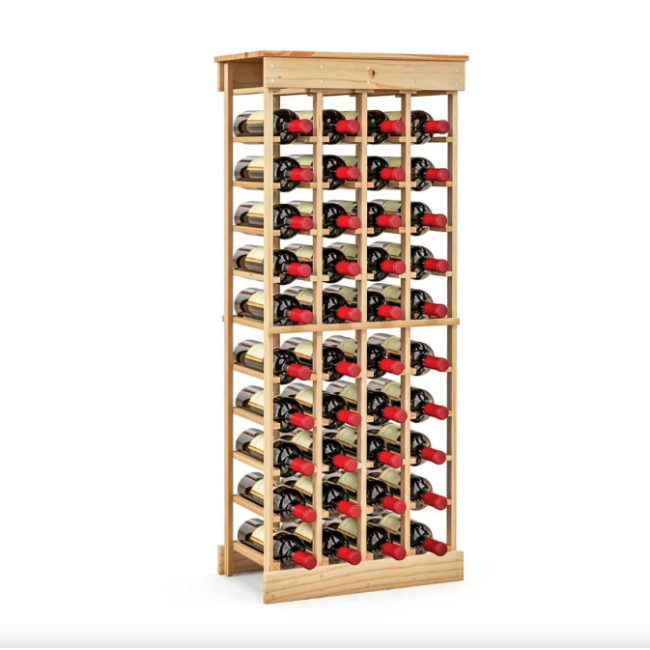 Винный стеллаж Costway Vevor модульный 40 бутылок