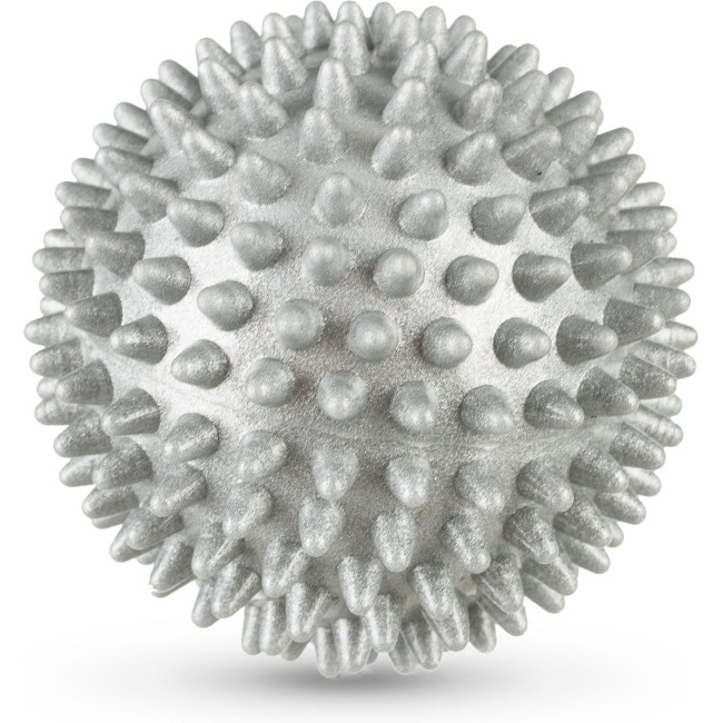 Набір масажних м'ячів Gymtek 70 мм 2 шт твердий/м'який сіро-рожевий