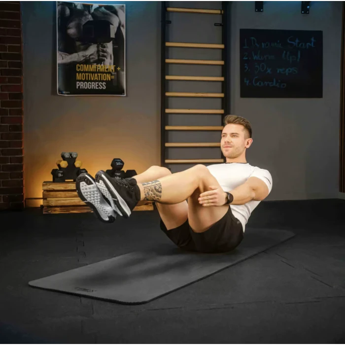 Коврик для йоги Trex Sport TX-018NGM NBR 1см 180х60 черный