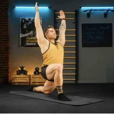 Коврик для йоги Trex Sport TX-018NGM NBR 1см 180х60 черный