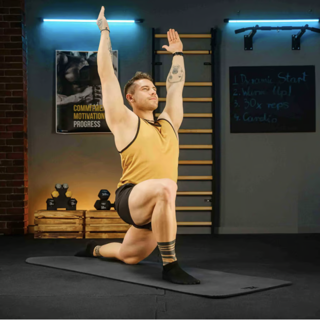 Коврик для йоги Trex Sport TX-018NGM NBR 1см 180х60 черный