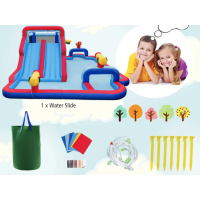 Надувной парк Costway Fun Kids с водными горками (без вентилятора)