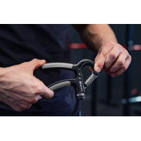 Еспандер регульований Hop-Sport 5-60кг HS-P060HG чорно-сірий