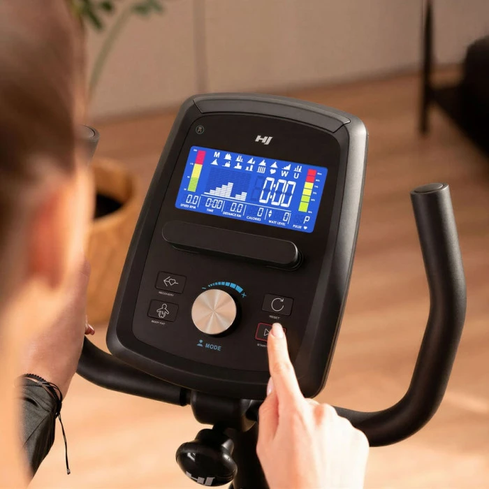 Горизонтальний велотренажер HS-120L Ravel чорний