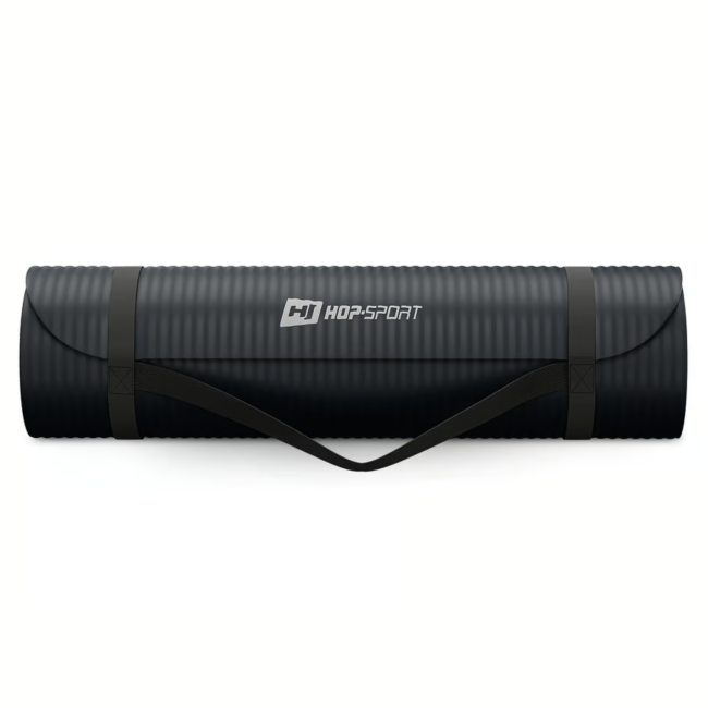Коврик для йоги Hop-Sport HS-NB010GM NBR 1см чорний