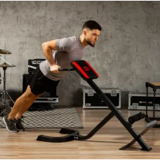 Скамейка для гиперэкстензии Hop-Sport HS-1018 с упором