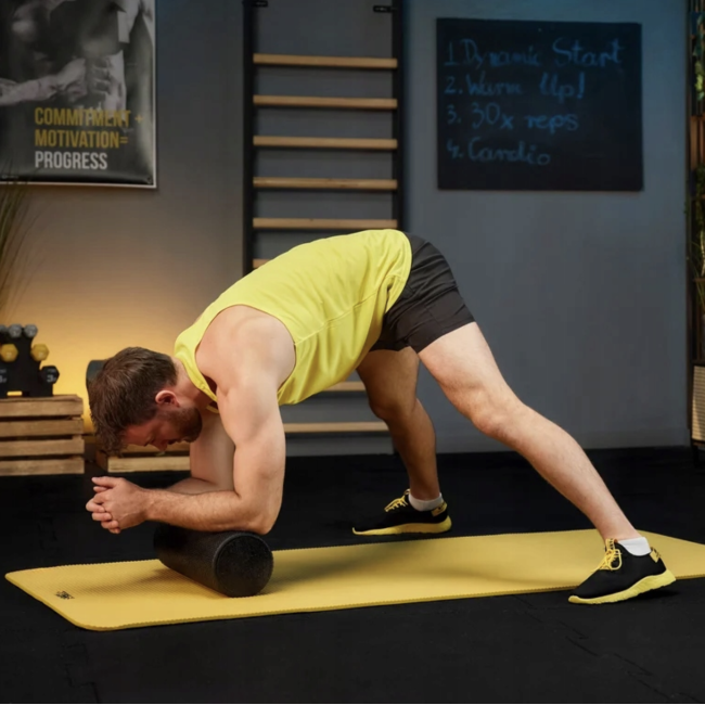 Роллер массажер Trex Sport TX-045EPR EPP соты 45см черный