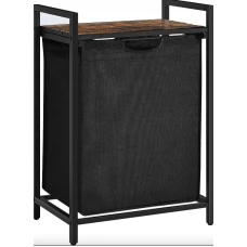 Кошик для білизни Leobert Napoli 65 л в стилі Loft чорний