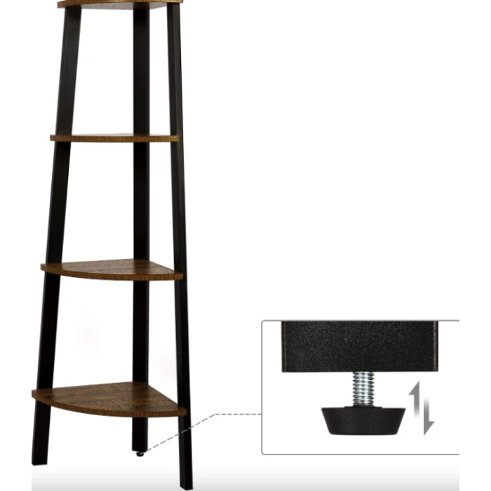 Этажерка Leobert Wooden угловая в стиле Loft