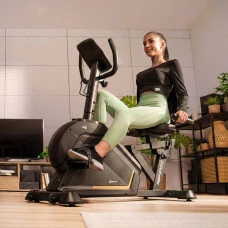 Горизонтальний велотренажер HS-120L Ravel чорний