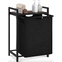 Кошик для білизни Leobert Napoli 65 л в стилі Loft чорний