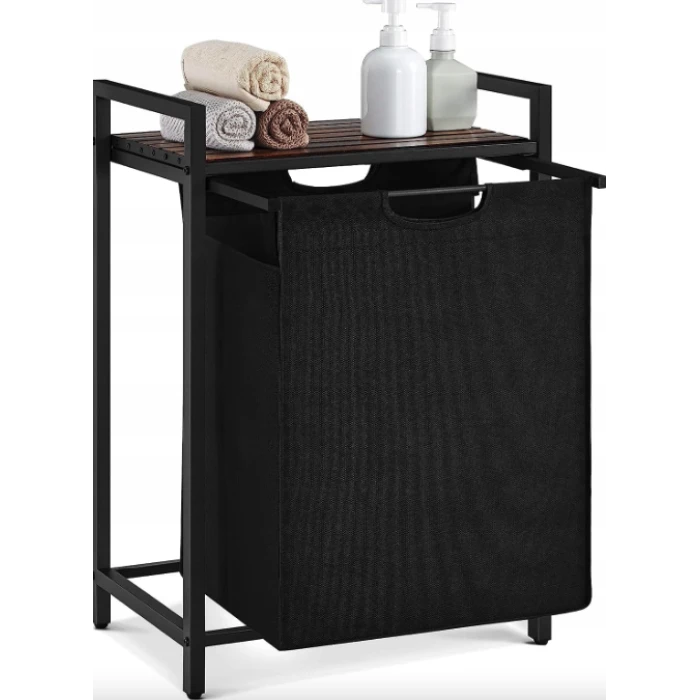 Корзина для белья Leobert Napoli 65 л в стиле Loft черный