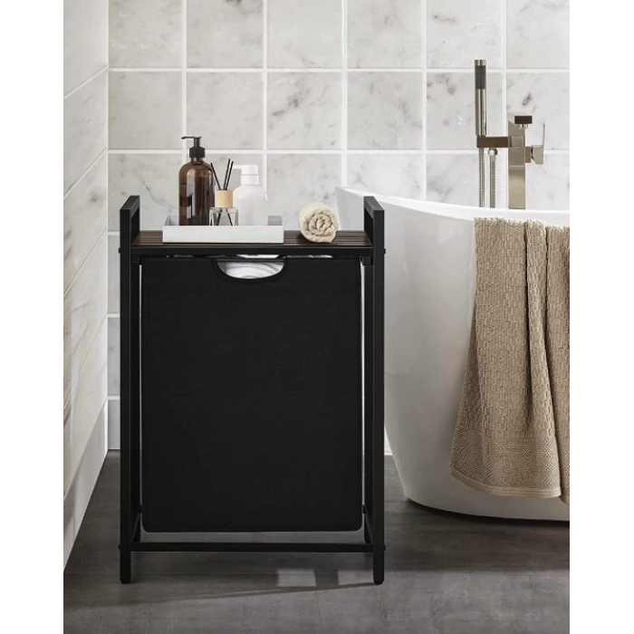 Корзина для белья Leobert Napoli 65 л в стиле Loft черный