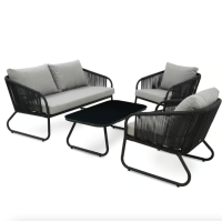 Комплект садових меблів Di Volio Paso сірий