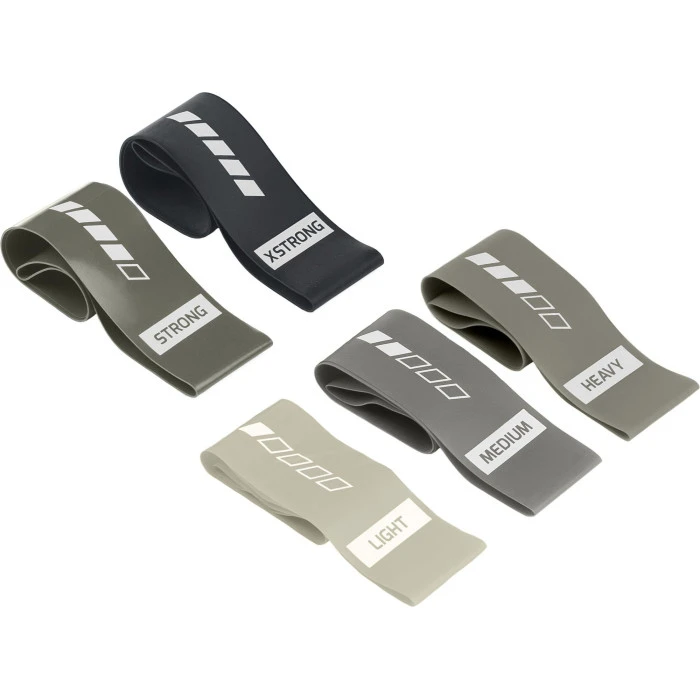 Набір резинок для фітнесу Gymtek 0,5-30кг сірий