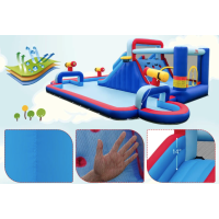 Надувной парк Costway Fun Kids с водными горками (без вентилятора)