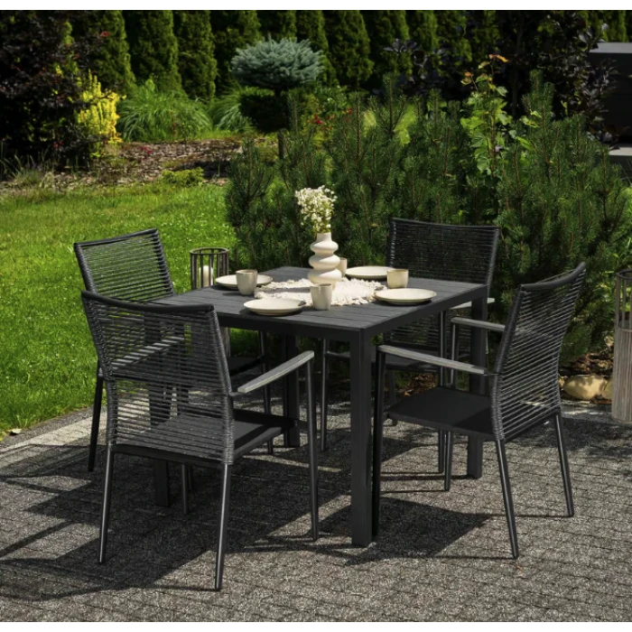 Стол Di Volio Pesaro 90см серый