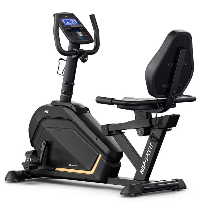 Горизонтальний велотренажер HS-120L Ravel чорний