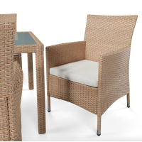 Садовая мебель Di Volio VERONA 6+1 бежево-кремовая