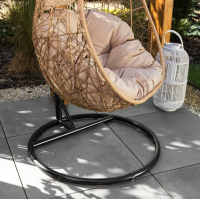 Подвесное кресло-кокон Di Volio Bacoli одноместное бежевый