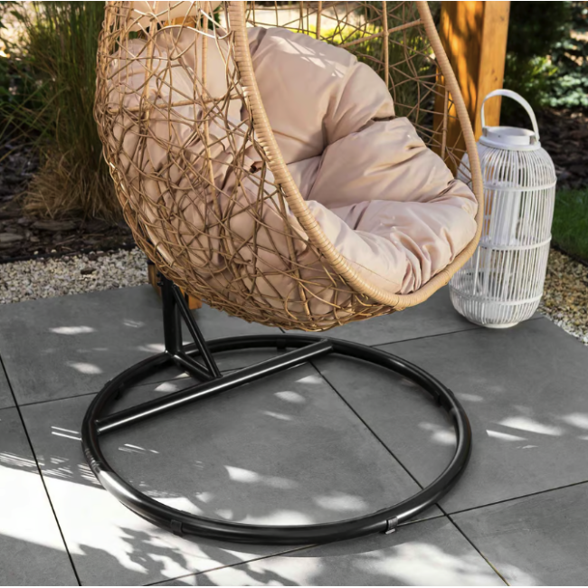 Підвісне крісло-кокон Di Volio Bacoli одномісне бежевий