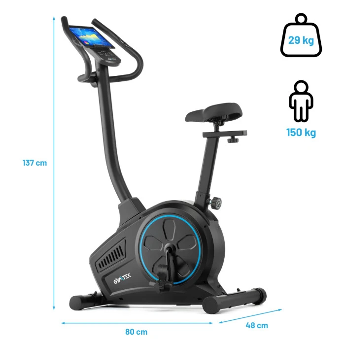 Велотренажер Gymtek XB2000 електромагнітний синій