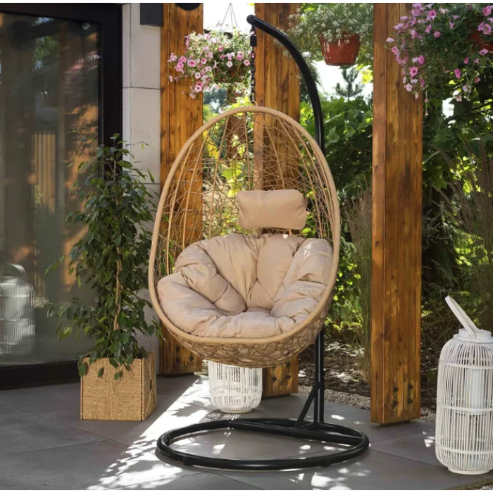 Подвесное кресло-кокон Di Volio Bacoli одноместное бежевый