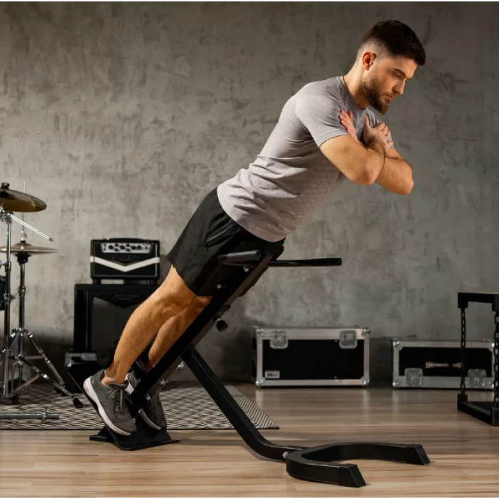 Лавка для гіперекстензії Hop-Sport HS-1018 з упорою