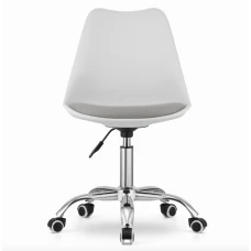 Офісне крісло Leobert Alba біло-сірий