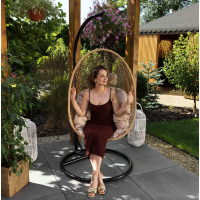 Подвесное кресло-кокон Di Volio Bacoli одноместное бежевый