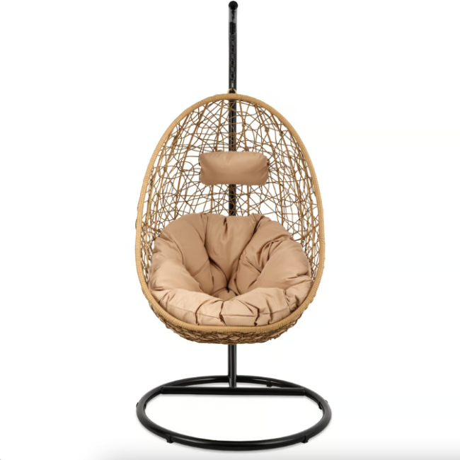 Підвісне крісло-кокон Di Volio Bacoli одномісне бежевий